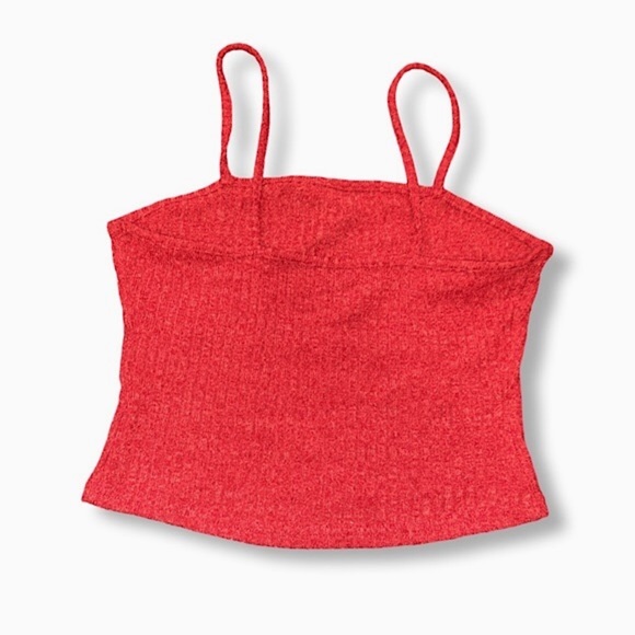 Free People Ribbed Straight Neck Cami Crop Top - Picture 5 of 5
